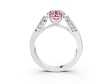 White gold Fancy Pink Round Cut Cut Diamond Channel Set Solitaire Ring with Four-Prong Setting_87