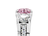 White gold Fancy Pink Round Cut Diamond Three-Stone Ring with Channel Set Band and Four-Prong Setting_50