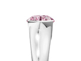 White gold Fancy Pink Round Cut Solitaire Tension Set Diamond Ring with Split Shank Band_40