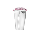 White gold Fancy Pink Round Cut Solitaire Tension Set Diamond Ring with Split Shank Band_53