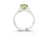 White gold Fancy Yellow Asscher  Solitaire Channel-Set Diamond Engagement Ring with Four-Prong Setting_35