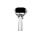 White gold Fancy Yellow Cushion Cut Diamond Solitaire Engagement Ring with Classic Band and Four-Prong Setting_120