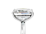 White gold Fancy Yellow Cushion  and Emerald Cut Toi Moi Ring with Prong Setting_51