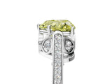 White gold Fancy Yellow Heart  Cut Cathedral Pave Diamond Engagement Ring with Six-Prong Setting_37