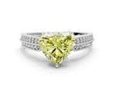 White gold Fancy Yellow Heart Cut Cut Pave Split Shank Engagement Ring with Four-Prong Setting_12