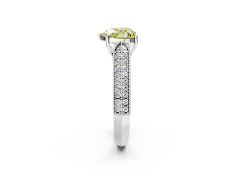 White gold Fancy Yellow Heart Cut Cut Pave Split Shank Engagement Ring with Four-Prong Setting_14