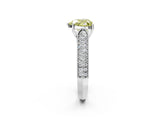 White gold Fancy Yellow Heart Cut Cut Pave Split Shank Engagement Ring with Four-Prong Setting_14
