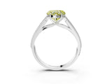 White gold Fancy Yellow Heart Cut Cut Pave Split Shank Engagement Ring with Four-Prong Setting_15