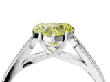 White gold Fancy Yellow Heart Cut Cut Pave Split Shank Engagement Ring with Four-Prong Setting_16