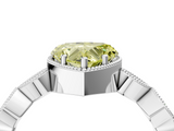 White gold Fancy Yellow Heart  Cut Diamond Milgrain Marquise Band with Prong Setting_7