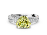 White gold Fancy Yellow Heart  Cut Pave Diamond Engagement Ring with Channel Set Band and Four-Prong Setting_21