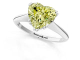 White gold Fancy Yellow Heart Cut Solitaire Diamond Ring with Six-Prong Setting and Classic Band_51