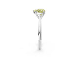 White gold Fancy Yellow Heart Cut Solitaire Diamond Ring with Six-Prong Setting and Classic Band_52
