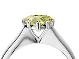 White gold Fancy Yellow Heart Cut Solitaire Diamond Ring with Six-Prong Setting and Classic Band_54
