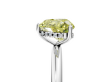 White gold Fancy Yellow Heart  Cut Solitaire Engagement Ring with Four-Prong Setting and Classic Band_26