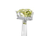 White gold Fancy Yellow Heart  Cut Solitaire Engagement Ring with Four-Prong Setting on a Classic Band_25