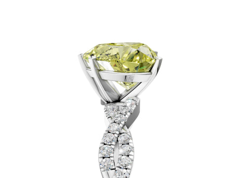 White gold Fancy Yellow Heart Cut Solitaire Twisted Pave Band with Four-Prong Setting_20