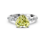 White gold Fancy Yellow Heart  Diamond Cluster Prong-Set Solitaire Ring_41