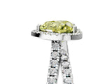 White gold Fancy Yellow Heart  Halo Split Shank Diamond Ring with Pavé Setting_43