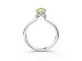 White gold Fancy Yellow Marquise  Brilliant Solitaire Engagement Ring with Six-Prong Setting and Classic Band_3