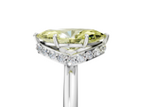 White gold Fancy Yellow Marquise  Brilliant Solitaire Engagement Ring with Six-Prong Setting and Classic Band_5