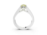 White gold Fancy Yellow Marquise Cut Cut Channel Set Solitaire Ring with Four-Prong Setting_15