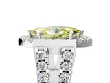 White gold Fancy Yellow Marquise Cut Cut Halo Split Shank Prong Set Ring_5