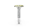 White gold Fancy Yellow Marquise Cut Cut Pave Split Shank Engagement Ring with Four-Prong Setting_14
