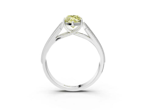 White gold Fancy Yellow Marquise Cut Cut Pave Split Shank Engagement Ring with Four-Prong Setting_15