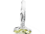 White gold Fancy Yellow Marquise Cut Diamond Engagement Ring with Side Stone Accents and Four-Prong Setting_132