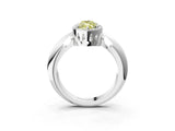 White gold Fancy Yellow Marquise  Cut Diamond Halo Engagement Ring with Split Shank and Four-Prong Setting_32
