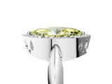 White gold Fancy Yellow Marquise  Cut Diamond Halo Engagement Ring with Split Shank and Four-Prong Setting_34