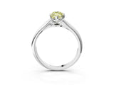 White gold Fancy Yellow Marquise Cut Diamond Solitaire Engagement Ring with Classic Band and Four-Prong Setting_51