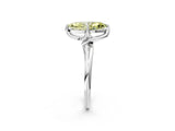 White gold Fancy Yellow Marquise Cut Diamond Solitaire Engagement Ring with Four-Prong Setting and Classic Band_44