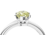 White gold Fancy Yellow Marquise Cut Diamond Solitaire Ring with Six-Prong Setting and Classic Band_40