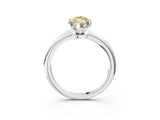 White gold Fancy Yellow Marquise Cut Diamond Solitaire Ring with Six-Prong Setting and Classic Band_45