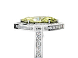 White gold Fancy Yellow Marquise  Cut Halo Pave Split Shank Prong Setting Ring_31