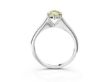 White gold Fancy Yellow Marquise Cut Solitaire Diamond Ring with Six-Prong Setting and Classic Band_28