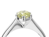 White gold Fancy Yellow Marquise Cut Solitaire Diamond Ring with Six-Prong Setting and Classic Band_30