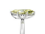 White gold Fancy Yellow Marquise  Cut Solitaire Engagement Ring with Four-Prong Setting and Classic Band_5