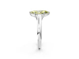 White gold Fancy Yellow Marquise Cut Solitaire Engagement Ring with Tapered Band and Four-Prong Setting_17