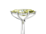 White gold Fancy Yellow Marquise  Cut Solitaire Engagement Ring with Thin Band and Four-Prong Setting_8