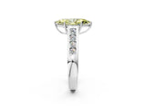 White gold Fancy Yellow Marquise  Solitaire Channel-Set Diamond Engagement Ring with Four-Prong Setting_31