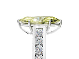 White gold Fancy Yellow Marquise  Solitaire Channel-Set Diamond Engagement Ring with Four-Prong Setting_34
