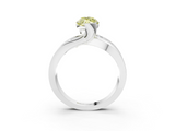 White gold Fancy Yellow Marquise  Solitaire Channel-Set Split Shank Ring with Tension Prong Setting_6