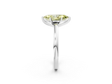 White gold Fancy Yellow Marquise  Solitaire Diamond Engagement Ring with Four-Prong Setting on a Classic Band_5