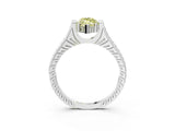White gold Fancy Yellow Marquise  Solitaire Diamond Ring with Channel Set Band and Bezel Prong Setting_71