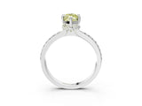 White gold Fancy Yellow Marquise  Solitaire Diamond Ring with Channel Set Band and Six-Prong Setting_32