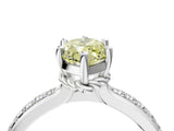 White gold Fancy Yellow Marquise  Solitaire Diamond Ring with Channel Set Band and Six-Prong Setting_33