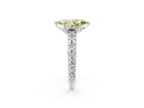 White gold Fancy Yellow Marquise  Solitaire Floral Milgrain Engagement Ring_33